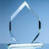 Branded Promotional 15X10X15MM CLEAR TRANSPARENT GLASS MAJESTIC DIAMOND AWARD Award From Concept Incentives.