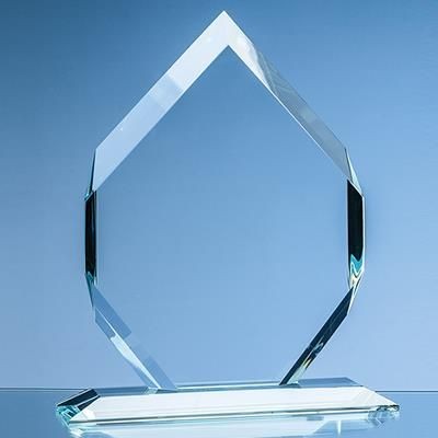 Branded Promotional 19X13X15MM CLEAR TRANSPARENT GLASS MAJESTIC DIAMOND AWARD Award From Concept Incentives.