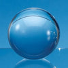 Branded Promotional 6CM OPTICAL CRYSTAL SPHERE with Flat Base Award From Concept Incentives.