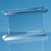 Branded Promotional 19CM OPTICAL CRYSTAL JANUS MOUNTED RECTANGULAR AWARD Award From Concept Incentives.