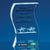 Branded Promotional 15CM OPTICAL CRYSTAL FREESTANDING WAVE AWARD Award From Concept Incentives.