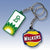 Branded Promotional PVC 2D KEYRING Keyring From Concept Incentives.