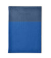 Branded Promotional HORIZON BICOLOUR A5 DAY PER PAGE DESK DIARY in Blue from Concept Incentives