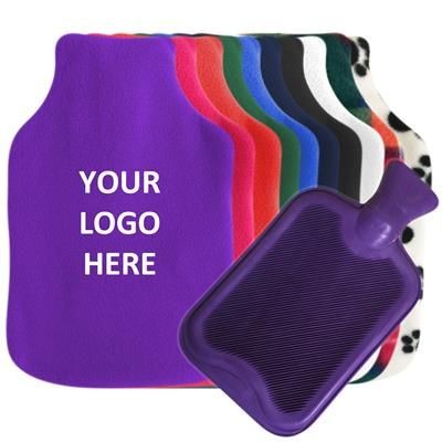 Branded Promotional FABRIC HOT WATER BOTTLE COVER Hot Water Bottle From Concept Incentives.