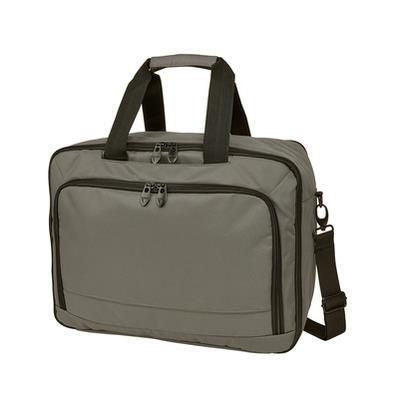 Branded Promotional FALCON 15 INCH LAPTOP 3-WAY TRAVEL CABIN BAG in Grey Bag From Concept Incentives.