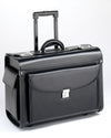 Branded Promotional FALCON 17 INCH LAPTOP 2 WHEELED PILOT CASE SALES DEMONSTRATION CASE in Black Pilot Case From Concept Incentives.