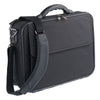 Branded Promotional FALCON 15 INCH LAPTOP CASE BRIEFCASE SHOULDER BAG in Black Bag From Concept Incentives.