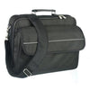 Branded Promotional FALCON 15 INCH LAPTOP BRIEFCASE with Shoulder Strap in Black Bag From Concept Incentives.
