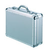 Branded Promotional FALCON ALUMINIUM METAL & ABS BRIEFCASE ATTACHE BRIEFCASE CASE in Silver Case From Concept Incentives.