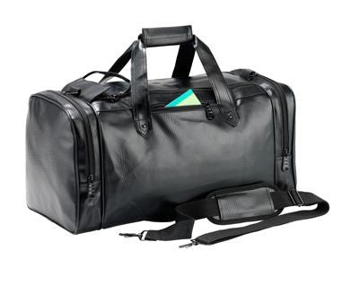 Branded Promotional FALCON SPORTS HOLDALL BAG in Black Bag From Concept Incentives.