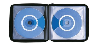 Branded Promotional FALCON CD & DVD HOLDER CASE in Black CD Holder Case From Concept Incentives.