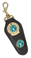 Branded Promotional FALCON BALMORAL GOLF TEE CLIP HOLDER in Black Keyring From Concept Incentives.