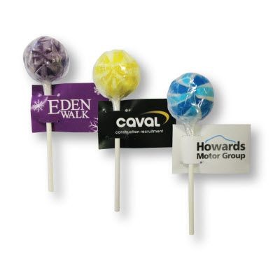 Branded Promotional FLAGPOP Lollipop From Concept Incentives.