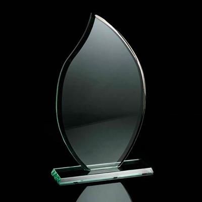 Branded Promotional FLAME JADE GREEN AWARD Award From Concept Incentives.