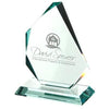 Branded Promotional MEDIUM JADE GREEN TROPHY AWARD PRISM Award From Concept Incentives.