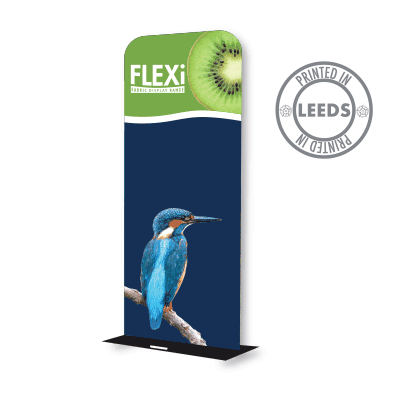 Branded Promotional LARGE FLEXI LUXE FABRIC BANNER STAND Exhibition Stand From Concept Incentives.