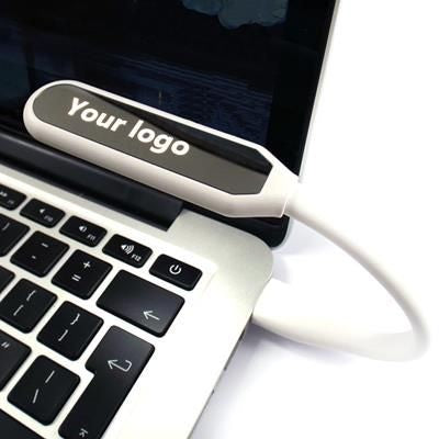 Branded Promotional FLEXIBLE USB MIRROR LIGHT Lamp From Concept Incentives.