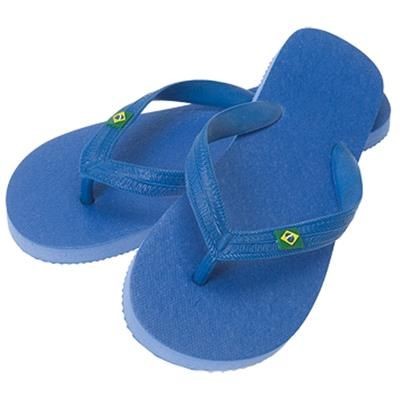 Branded Promotional FLIP FLOPS with Solid Strap Flip Flops Beach Shoes From Concept Incentives.