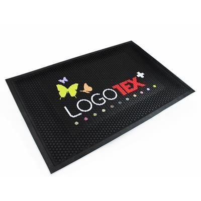 Branded Promotional LOGOTEX PLUS HEAVY DUTY OUTDOOR LOGO RUBBER DOOR MAT Mat From Concept Incentives.