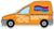 Branded Promotional SMALL VAN SHAPE FRIDGE MAGNET Fridge Magnet From Concept Incentives.