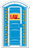 Branded Promotional LOO HIRE SHAPE FRIDGE MAGNET Fridge Magnet From Concept Incentives.
