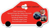 Branded Promotional LARGE CAR SHAPE FRIDGE MAGNET Fridge Magnet From Concept Incentives.