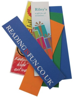 Branded Promotional FOAM BACKED BOOKMARK Bookmark From Concept Incentives.