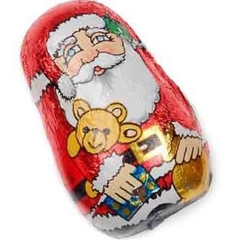 Branded Promotional CHOCOLATE FATHER CHRISTMAS SANTA Chocolate From Concept Incentives.