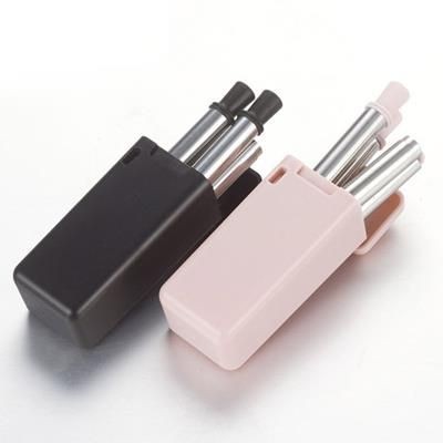 Branded Promotional FOLDING METAL STRAW Drinking Straw From Concept Incentives.