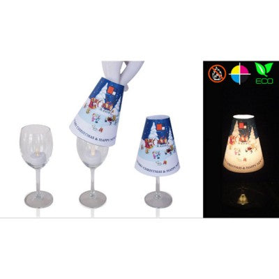 Branded Promotional PROMOTIONAL CANDLE SHADE Lamp Shade From Concept Incentives.