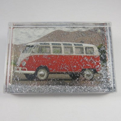 Branded Promotional SNOW OR GLITTER PHOTO BLOX Snow Dome Paperweight From Concept Incentives.