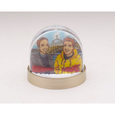 Branded Promotional PHOTOGLOBE SNOW DOME SHAKER PAPERWEIGHT Snow Dome Paperweight From Concept Incentives.