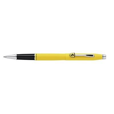 Branded Promotional CROSS FERRARI CLASSIC CENTURY YELLOW ROLLERBALL PEN Pen From Concept Incentives.