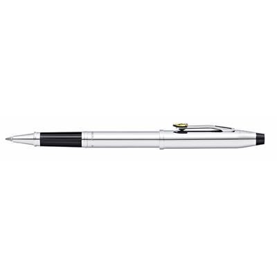 Branded Promotional CROSS FERRARI CENTURY II SILVER CHROME ROLLERBALL PEN Pen From Concept Incentives.