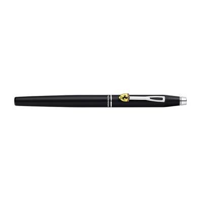 Branded Promotional CROSS FERRARI CLASSIC CENTURY BLACK MEDIUM FOUNTAIN PEN Pen From Concept Incentives.