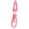 Branded Promotional MONKEY HANGING SOFT TOY in Pink Soft Toy From Concept Incentives.