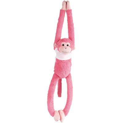 Branded Promotional MONKEY HANGING SOFT TOY in Pink Soft Toy From Concept Incentives.