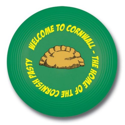 Branded Promotional LARGE RECYCLED PLASTIC FRISBEE in Green Frisbee From Concept Incentives.