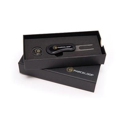 Branded Promotional FLIX DS AUTOMATIC GOLF DIVOT REPAIR TOOL PRESENTED in Gift Box Golf Tool From Concept Incentives.