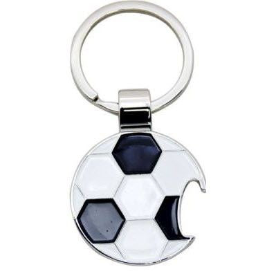 Branded Promotional FOOTBALL KEYRING BOTTLE OPENER Bottle Opener From Concept Incentives.