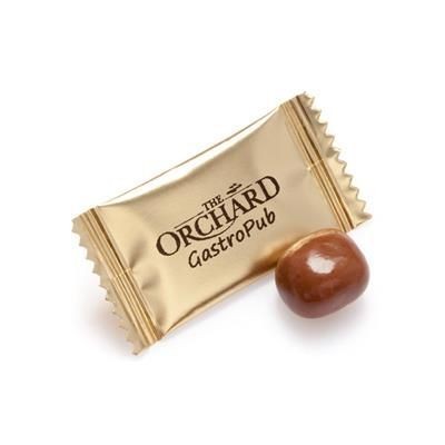 Branded Promotional SALTED CARAMEL FUDGE Chocolate From Concept Incentives.