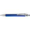 Branded Promotional FUTURA GEL PEN in Translucent Blue with Silver Trim Pen From Concept Incentives.