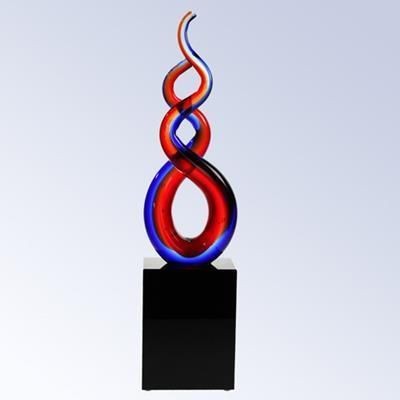 Branded Promotional PATRIOTIC DOUBLE HELIX AWARD Award From Concept Incentives.