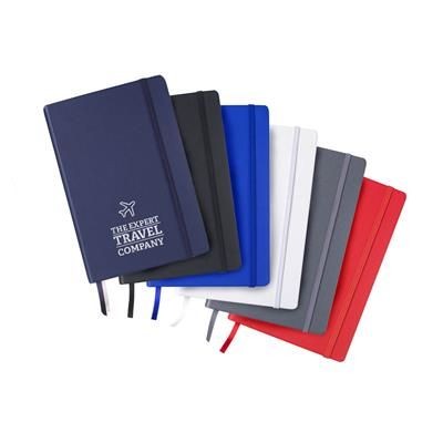 Branded Promotional SOFT TOUCH REGENCY A5 NOTE BOOK Jotter From Concept Incentives.
