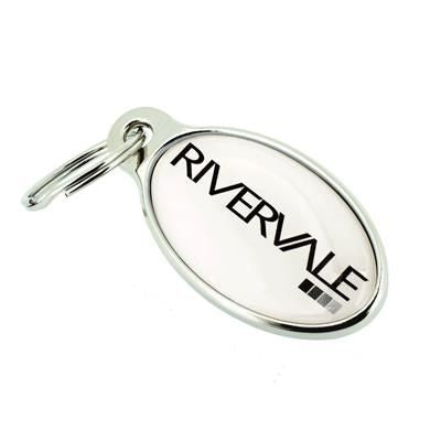 Branded Promotional CORVUS HIGH QUALITY SOLID METAL KEYRING Keyring From Concept Incentives.