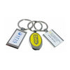 Branded Promotional KEYFOBS X 3 SHAPE Keyring From Concept Incentives.