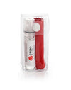 Branded Promotional 2PC RED SCREEN & GLASSES CLEANING KIT Lens Cleaner From Concept Incentives.