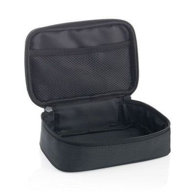 Branded Promotional BLACK DOUBLE ZIPPERED WASH BAG Cosmetics Bag From Concept Incentives.