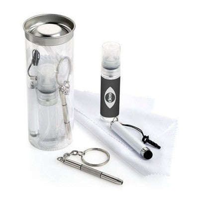 Branded Promotional 4 PIECE GADGET CLEANING KIT in Tube Lens Cleaner From Concept Incentives.