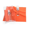 Branded Promotional 2PC ORANGE SCREEN & GLASSES CLEANING PILLOW PACK Lens Cleaner From Concept Incentives.